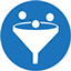 EventPro sales management icon for tracking leads and opportunities